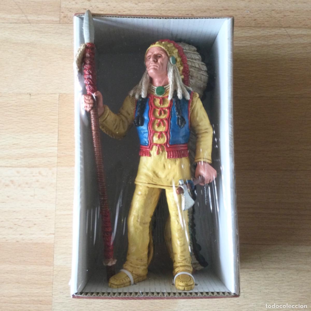 Figuras de Goma y PVC: Red Cloud. The Wild West. Comansi 17 cms. NUEVO