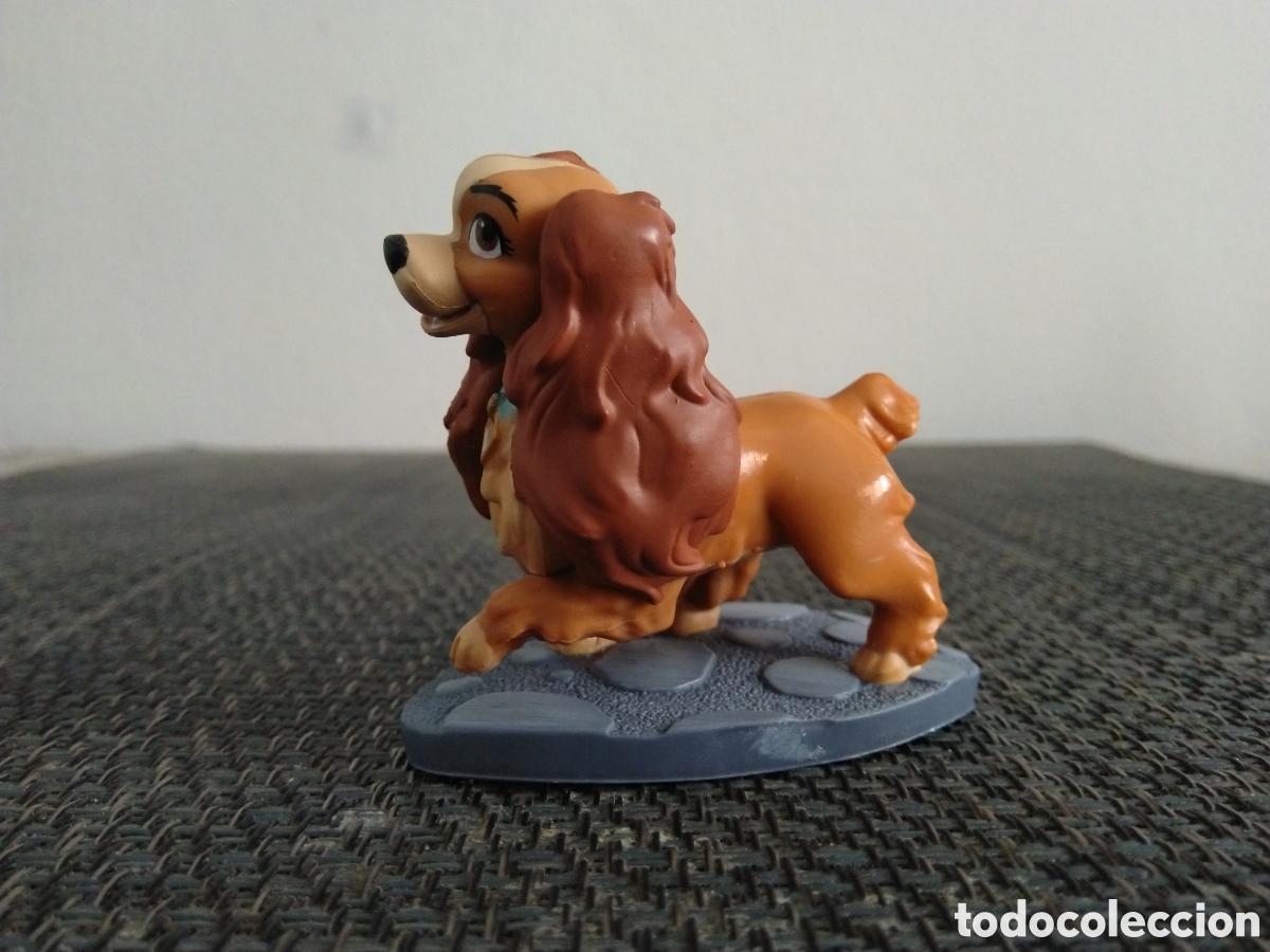 Figuras de Goma y PVC: FIGURA DAMA Y VAGABUNDO &copy;DISNEY REINA REINITA GOLFO LADY AND THE TRUMP WALT DISNEY