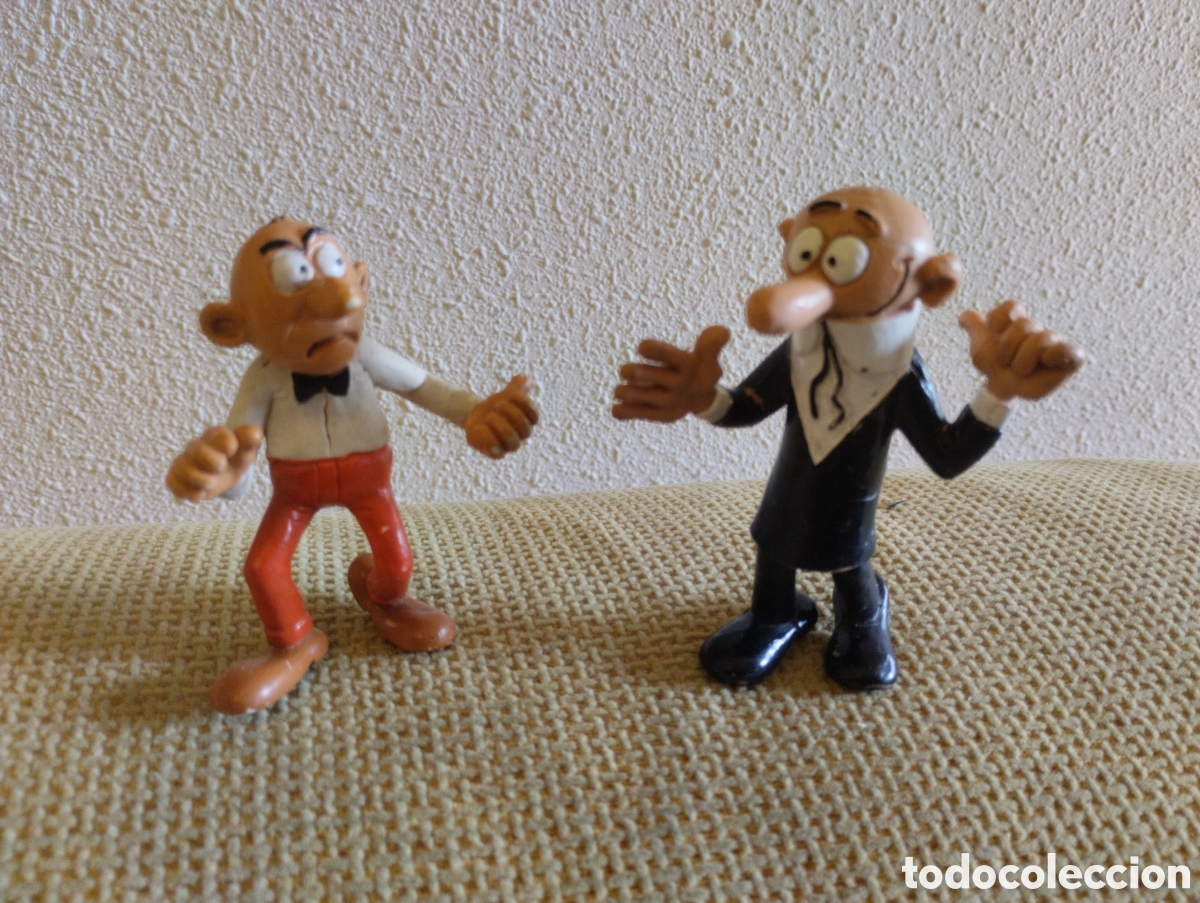 Figuras de Goma y PVC: Mu&ntilde;ecos goma Mortadelo y Filemon