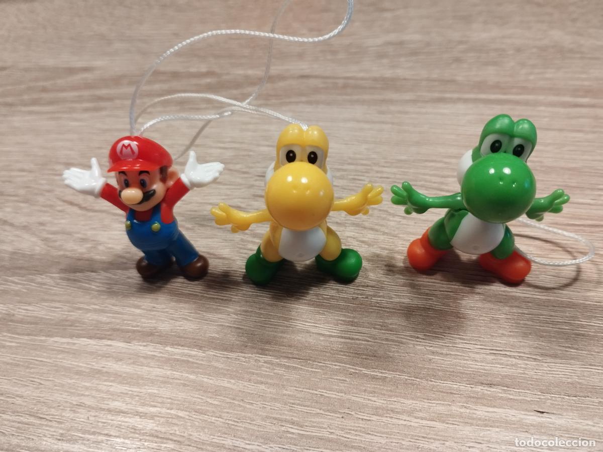 Figuras de Goma Kinder: 3 FIGURAS DISTINTAS KINDER. PERSONAJES SUPER MARIO BROS.