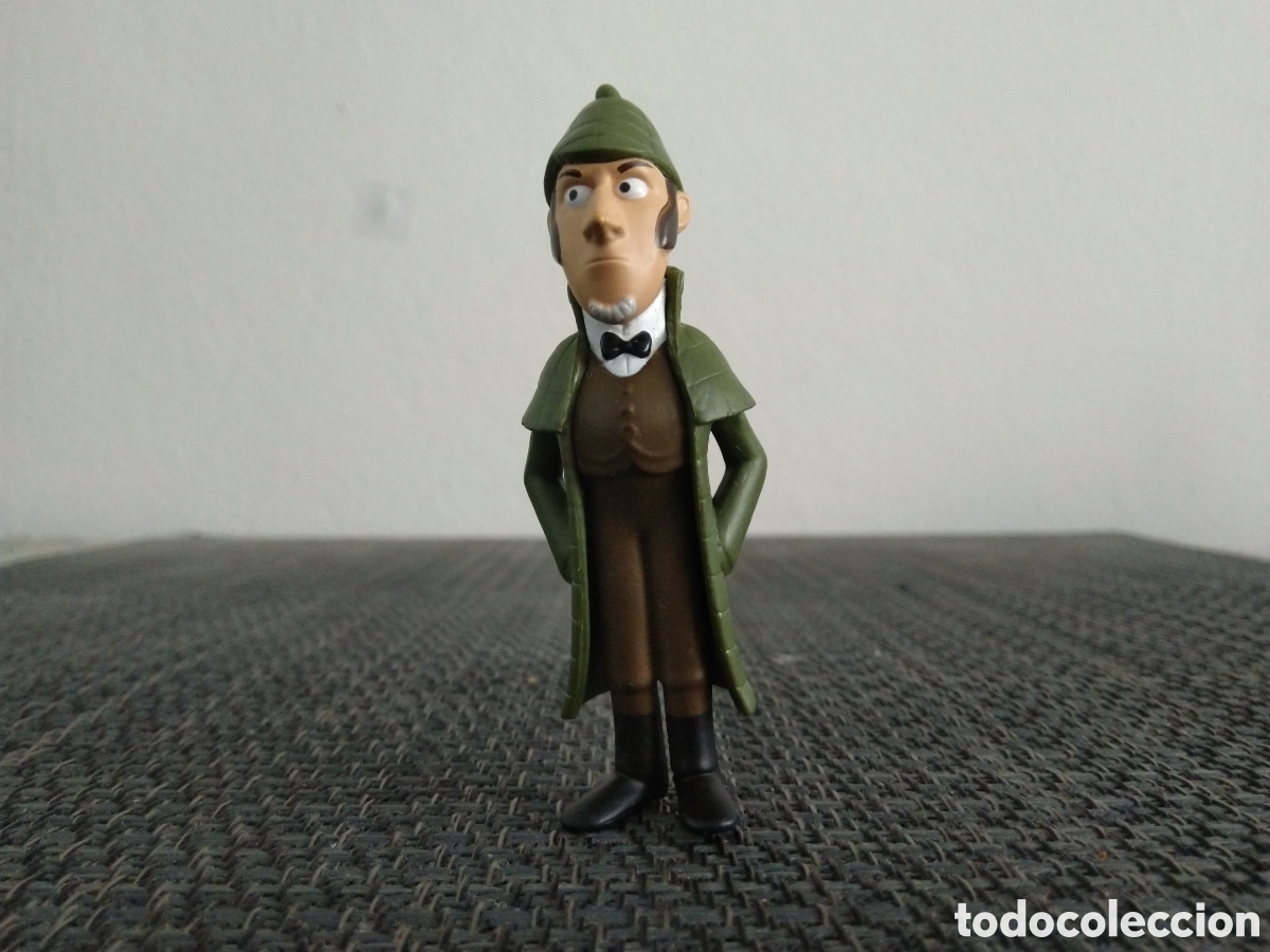 Gummi- und PVC-Figuren: FIGURA PVC SHERLOCK HOLMES INSPECTOR SIN MARCA
