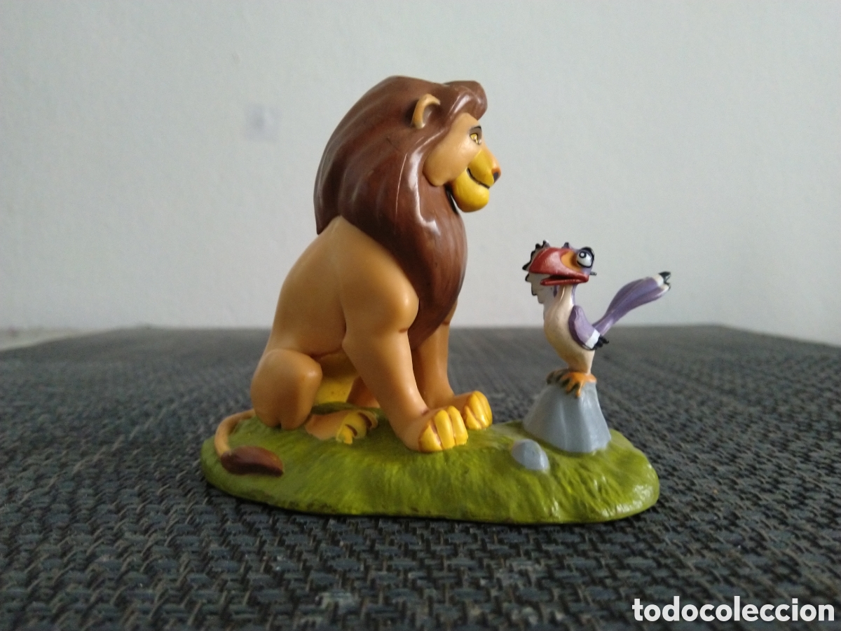 Figuras de Goma y PVC: FIGURA PVC MUFASA Y ZAZU EL REY LEON THE LION KING WALT DISNEY DIBUJOS ANIMADOS