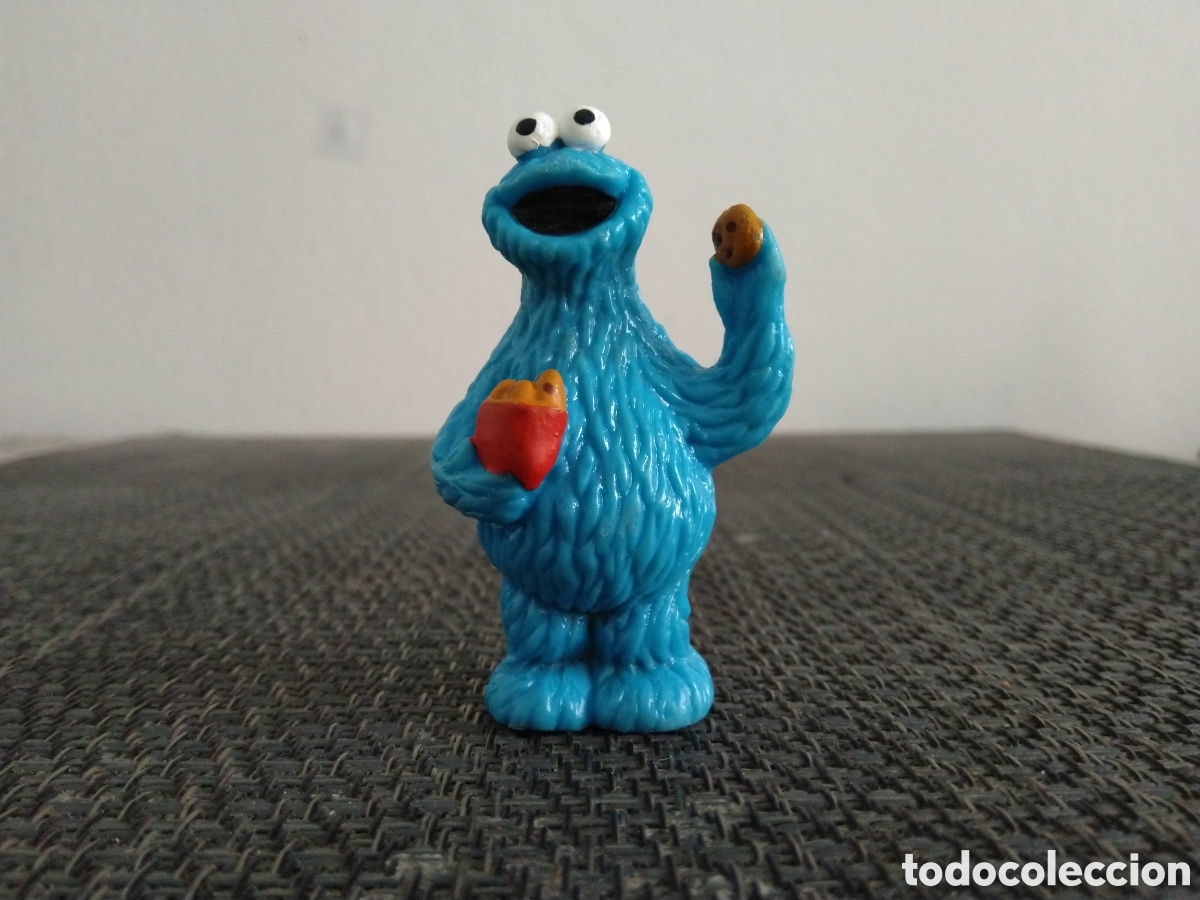 Figuras de Goma y PVC: FIGURA PVC TRIQUI MONSTRUO COME GALLETAS TRIKI BARRIO SESAMO JHP PROGRAMA TELEVISION ( EPI BLAS )