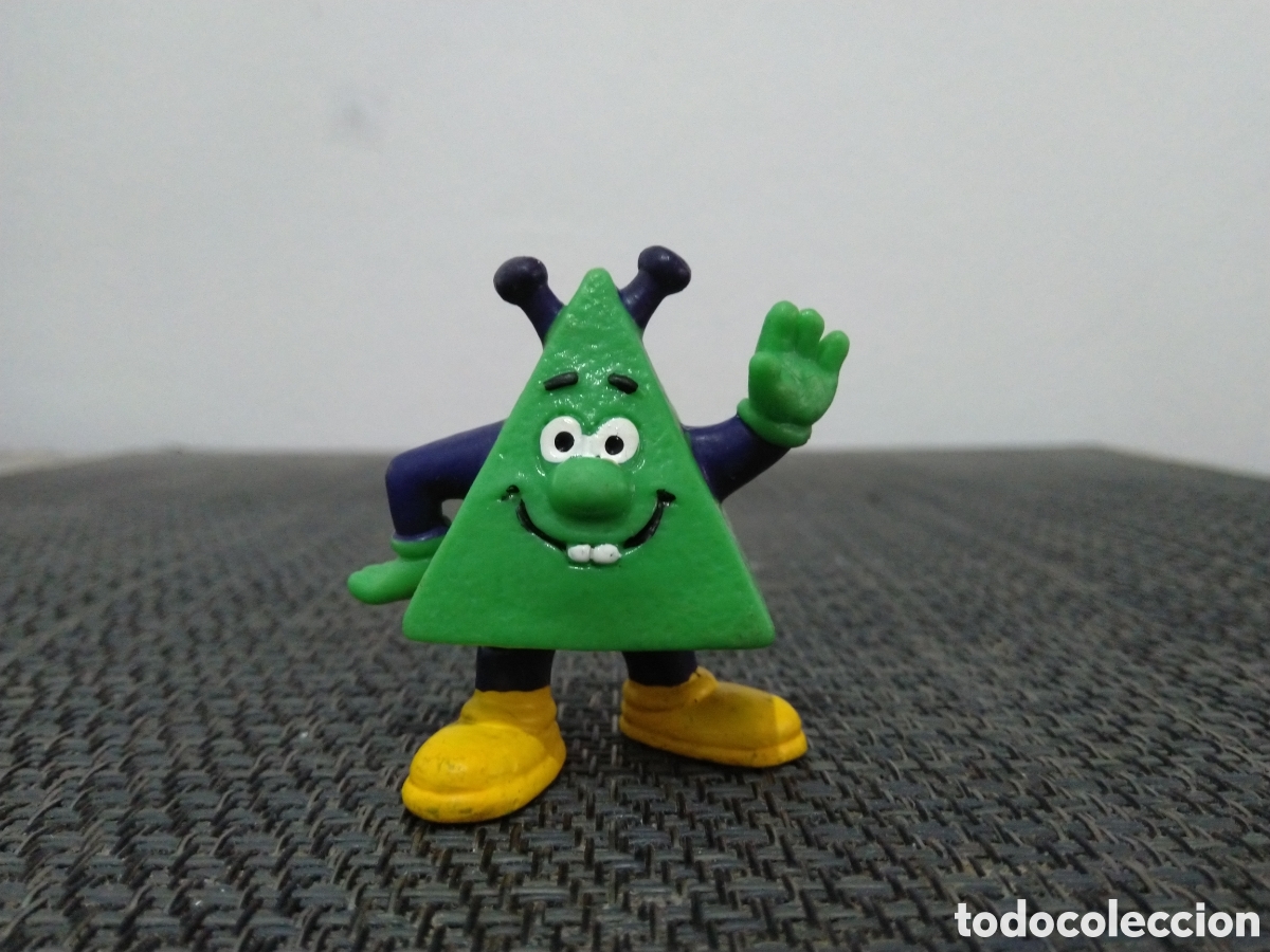 Figurines en Caoutchouc et PVC: FIGURA PVC ASTROSNIKS SNIKS SNICKS ASTRONIKS DIBUJOS ANIMADOS BULLY PIR&Aacute;MIDE TRI&Aacute;NGULO