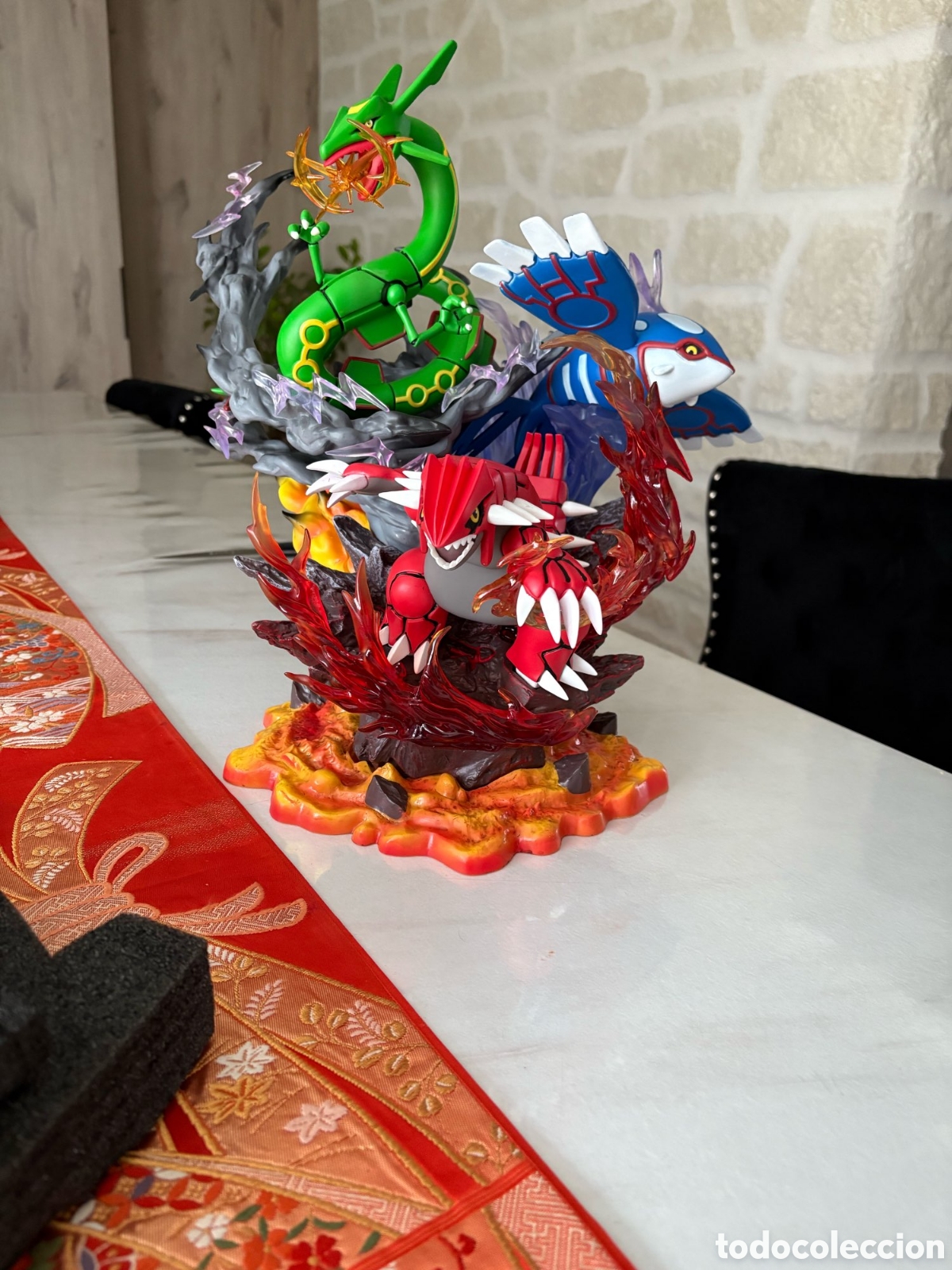 Figuras de Goma y PVC: Figura de Pok&eacute;mon de Groudon, Kyogre y Rayquaza