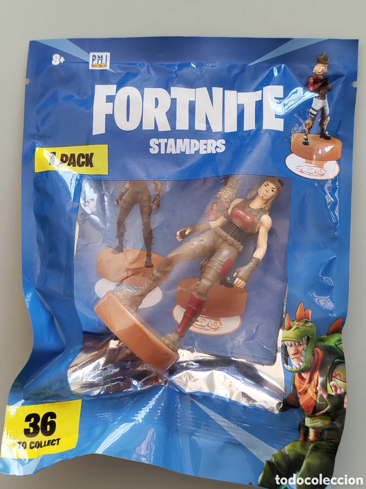 Figuras de Goma y PVC: FIGURA SELLO FORTNITE STAMPERS RARE SOBRE NUEVO
