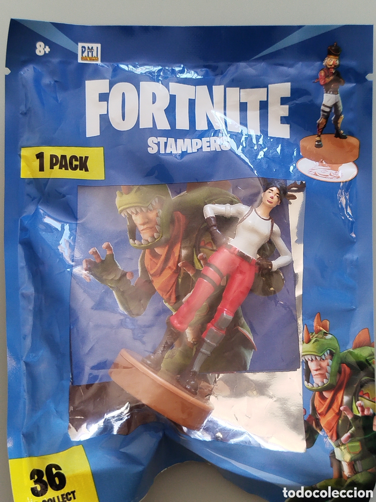 Figuras de Goma y PVC: FIGURA SELLO FORTNITE STAMPERS LEGENDARY SOBRE NUEVO