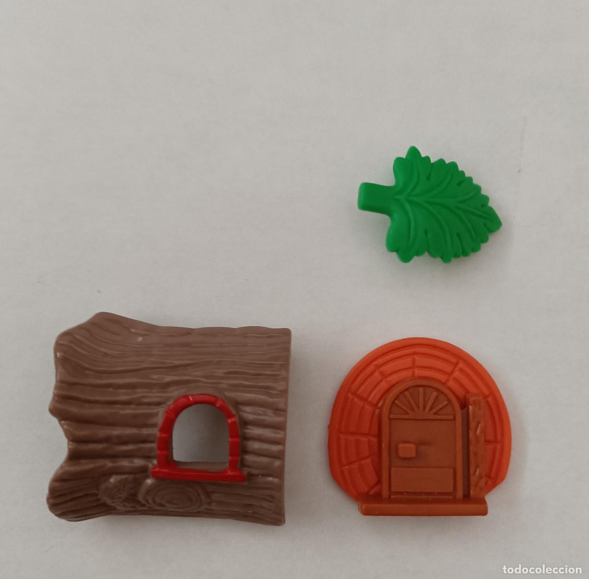 Figuras de Goma Kinder: kinder k00 casita de duende piezas de tronco miniatura escala 00