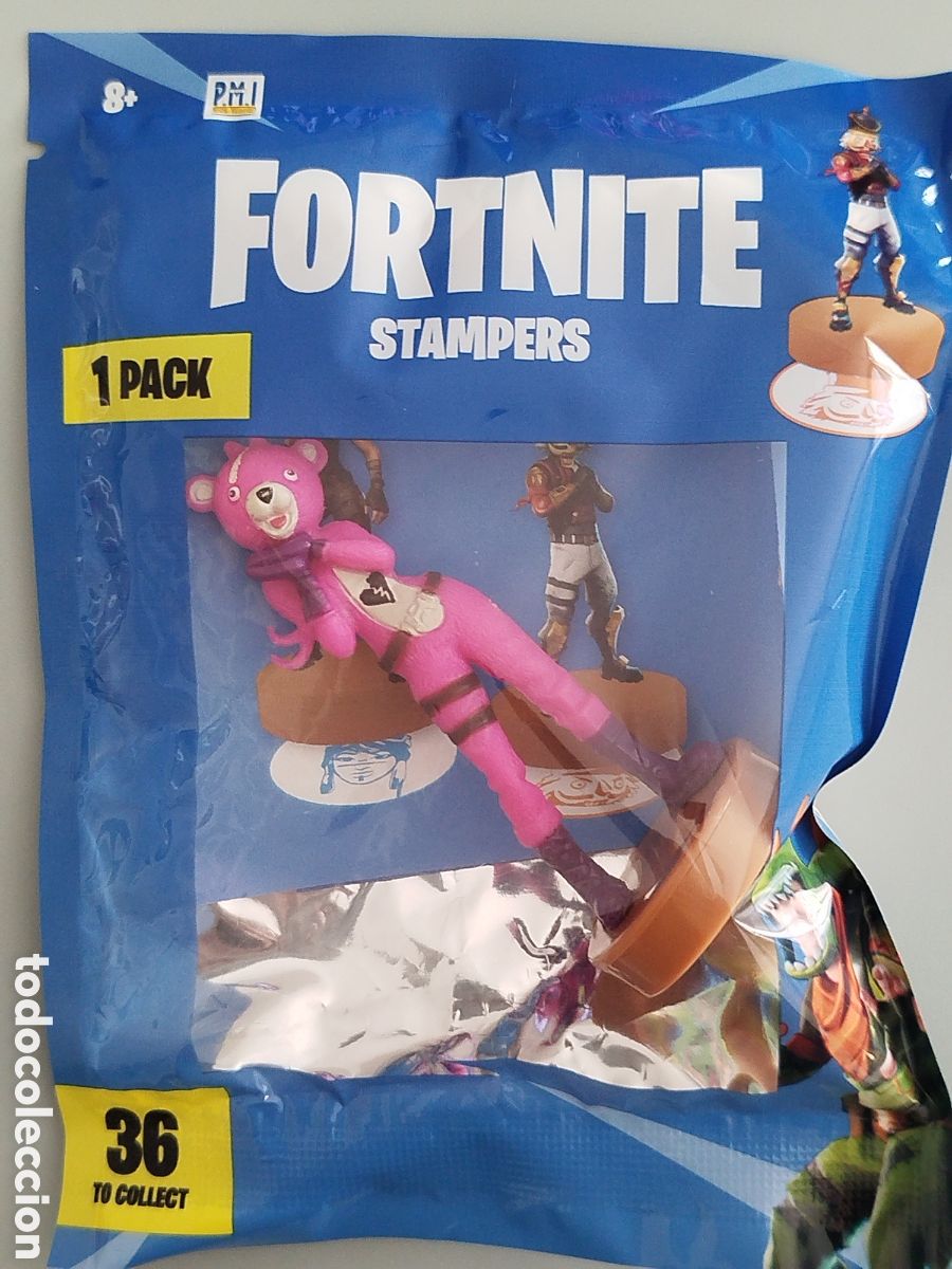Figuras de Goma y PVC: FIGURA SELLO FORTNITE STAMPERS LEGENDARY SOBRE NUEVO