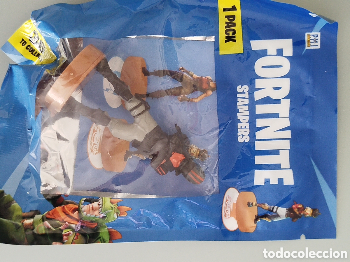 Figuras de Goma y PVC: FIGURA SELLO FORTNITE STAMPERS LEGENDARY SOBRE NUEVO