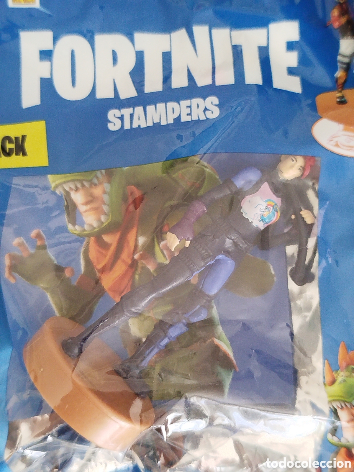 Figuras de Goma y PVC: FIGURA SELLO FORTNITE STAMPERS LEGENDARY SOBRE NUEVO