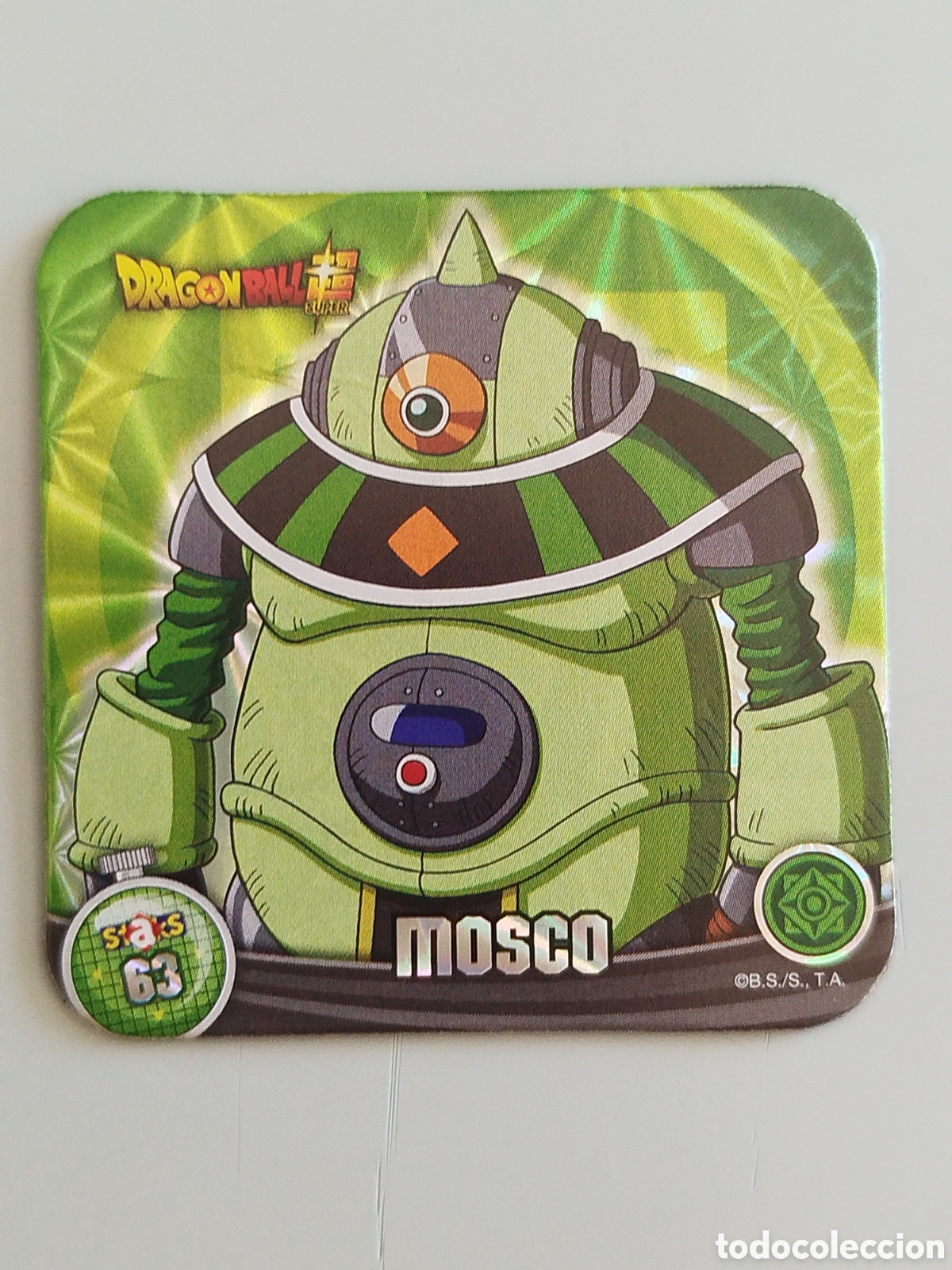 Figuras de Goma y PVC: STAKS DRAGON BALL Z - MOSCO - N&ordm; 063 / 63 - PANINI - IMAN (N7B1)