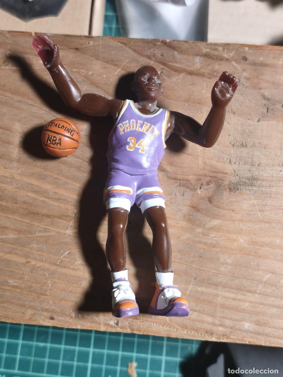 Figure di Gomma e PVC: Figura Charles Barkley #34 Phoenix Suns - NBA Vintage (Con Bal&oacute;n Spalding)