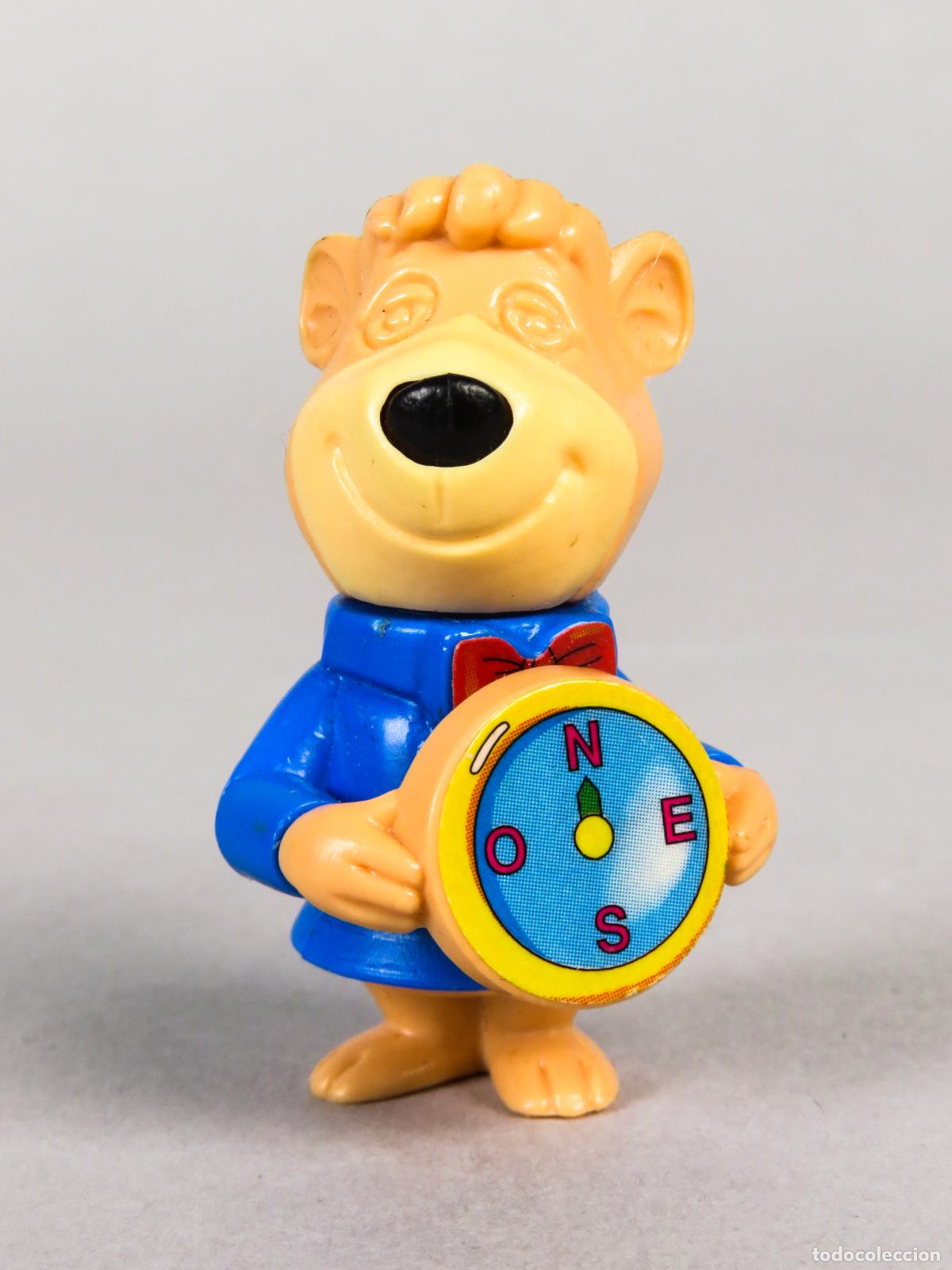 Figuras de Goma Kinder: Bubu Oso Yogui con br&uacute;jula PVC Kinder sorpresa