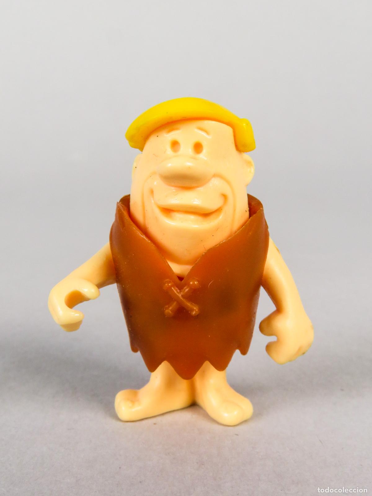 Figuras de Goma Kinder: Pablo Picapiedra PVC Kinder sorpresa a&ntilde;os 90