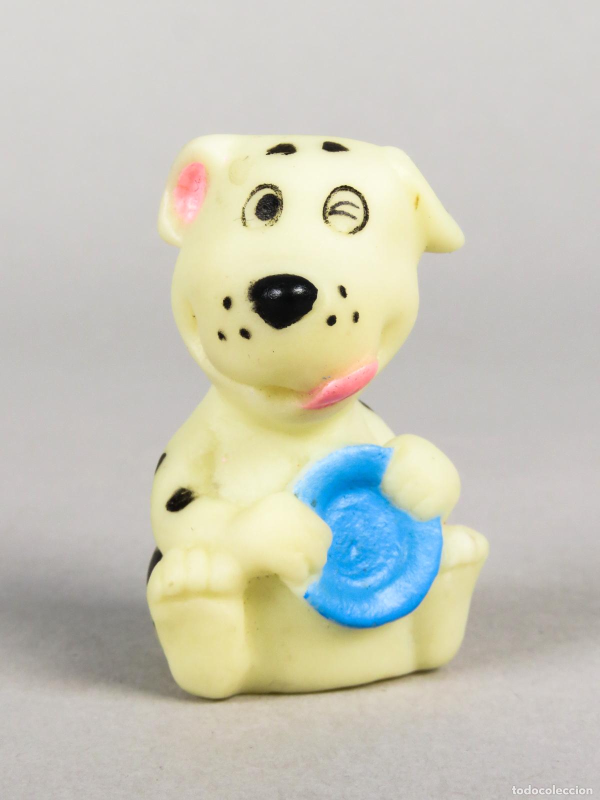 Figuras de Goma y PVC: D&aacute;lmata perro PVC capuch&oacute;n boli bol&iacute;grafo l&aacute;piz Made in China a&ntilde;os 80 - 90
