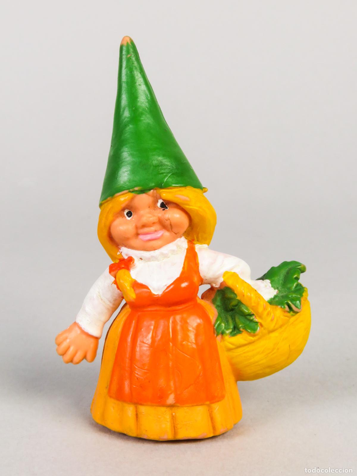 Figuras de Goma y PVC: Lisa David el Gnomo PVC BRB con cesta a&ntilde;os 80