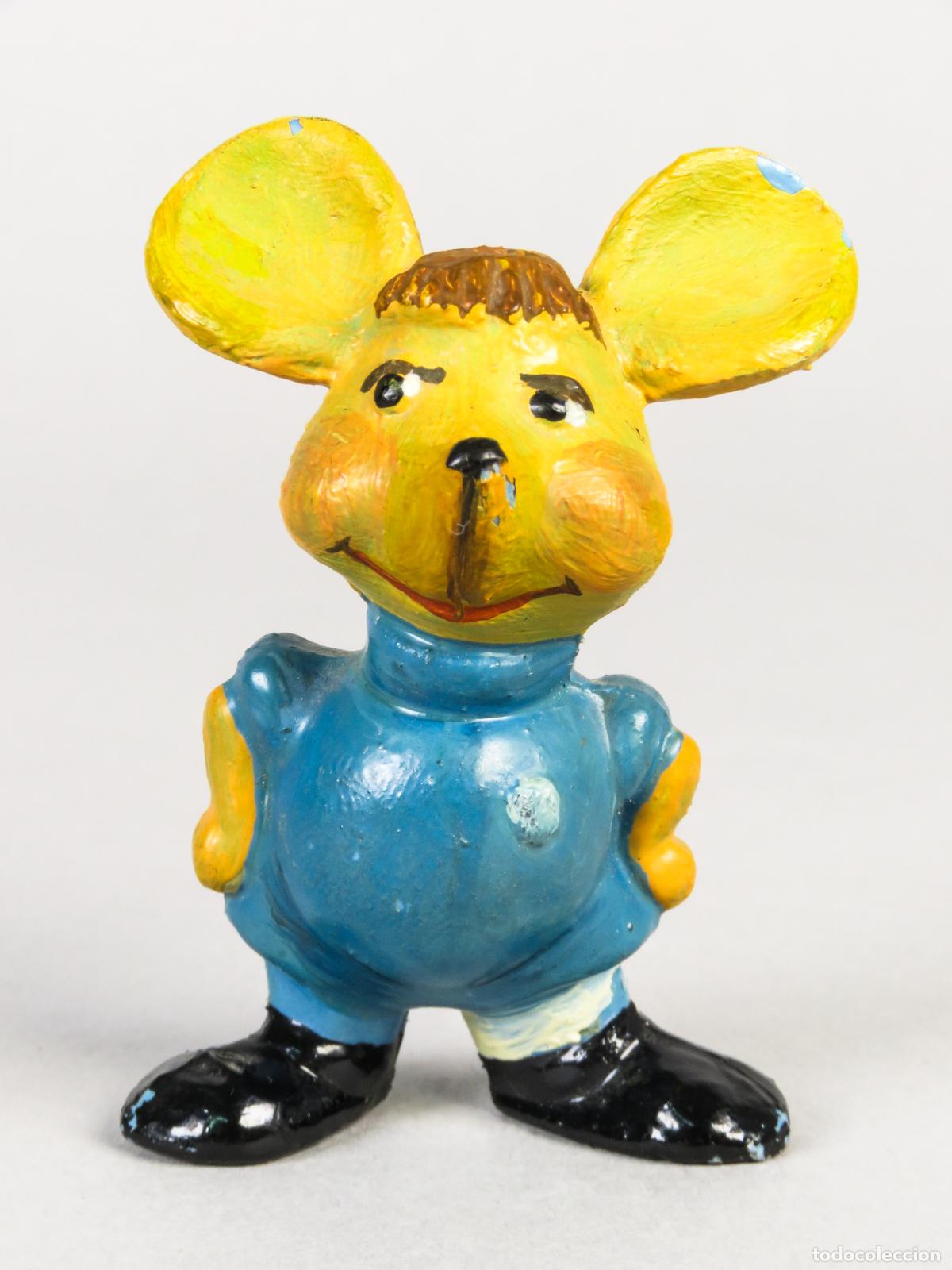 Figuras de Goma y PVC: Topo Giggio PVC pintado sin marca a&ntilde;os 60