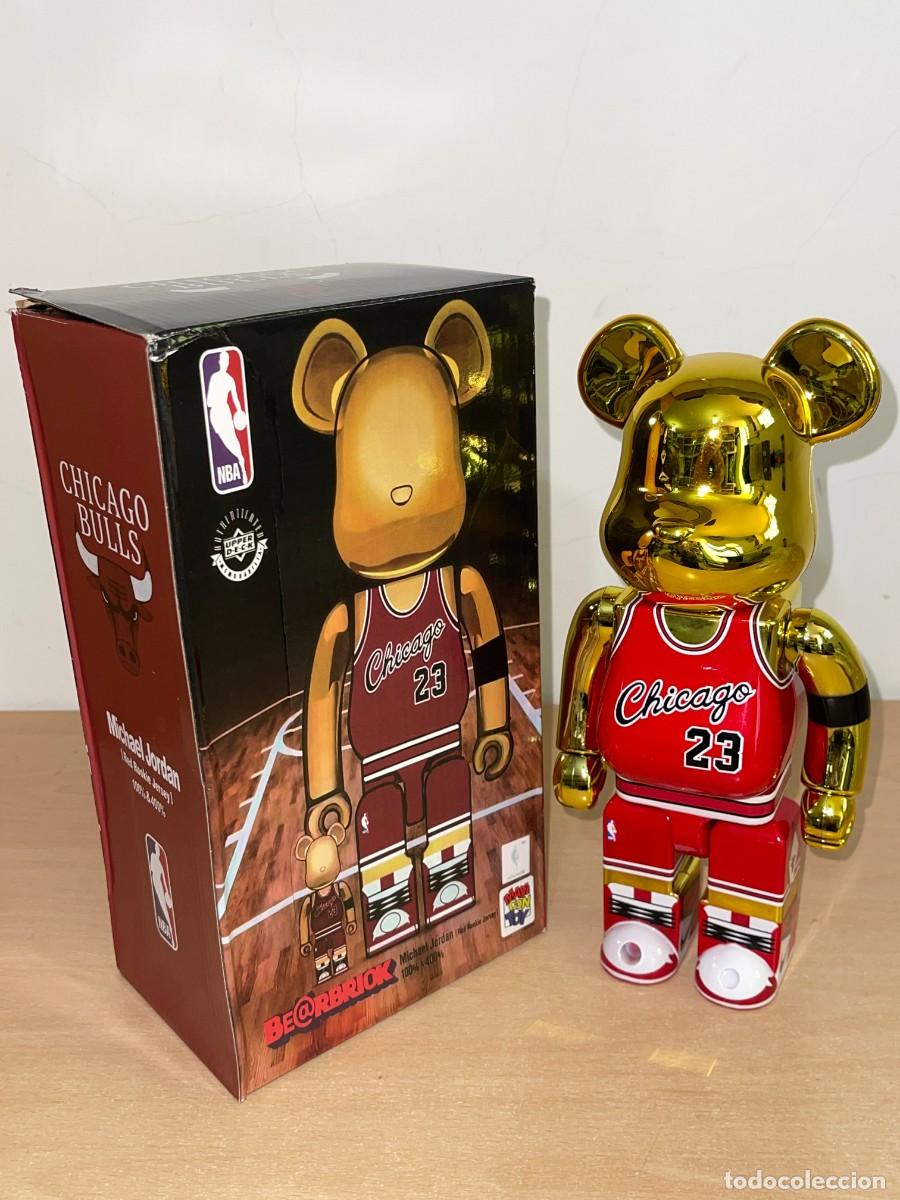 Figuras de Goma y PVC: Bearbrick Michael Jordan 23 400% 28cm Medicom Toy con caja Chicago Bulls NBA Nike
