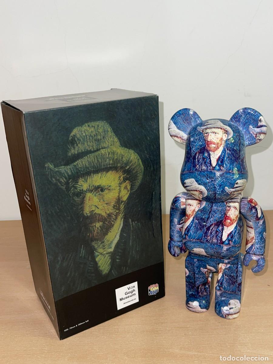 Figuras de Goma y PVC: Figura Bearbrick Van Gogh Museum 400% 28cm Medicom Toy con caja Vincent artist painter figure