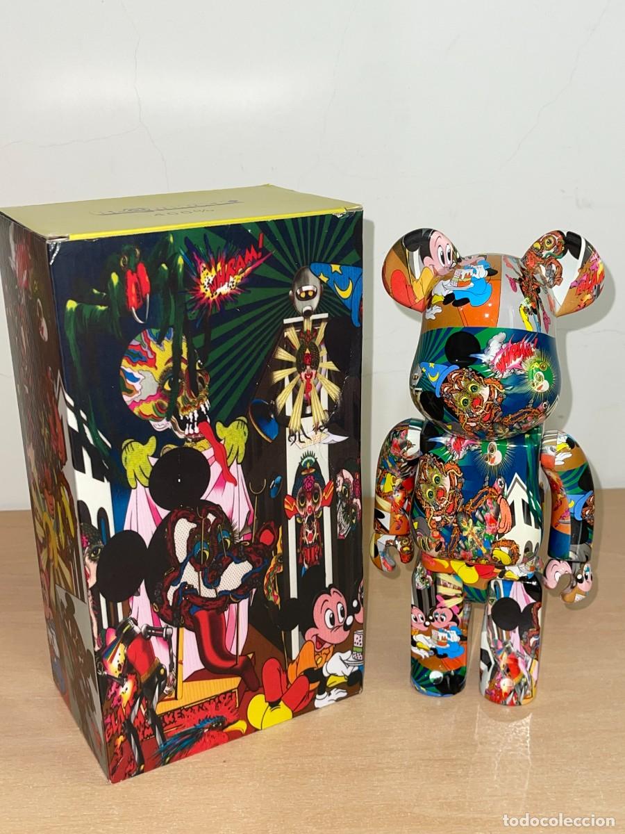 Figuras de Goma y PVC: Figura Bearbrick Mickey Mouse 400% 28cm Medicom Toy con caja Disney figure