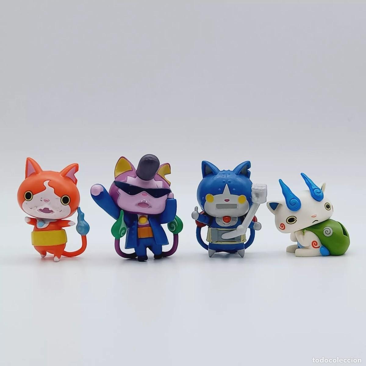 Figuras de Goma y PVC: Lote 4 pvc mu&ntilde;ecos Yo-Kai watch 2015 Hasbro original official product yokai