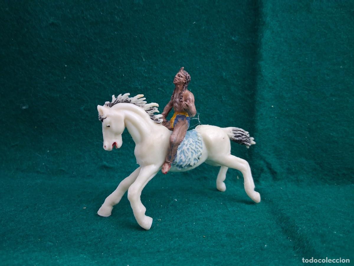 Figurines en Caoutchouc et PVC: GOMA JECSAN JINETE CABALLO PVC