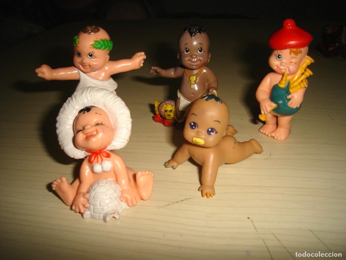 Figuras de Borracha e PVC: Lote figura de goma pvc Bebe a&ntilde;os 90
