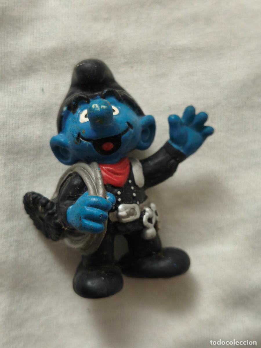 Figurines en Caoutchouc et PVC: Pitufo peyo escalador dificil estado muy bueno