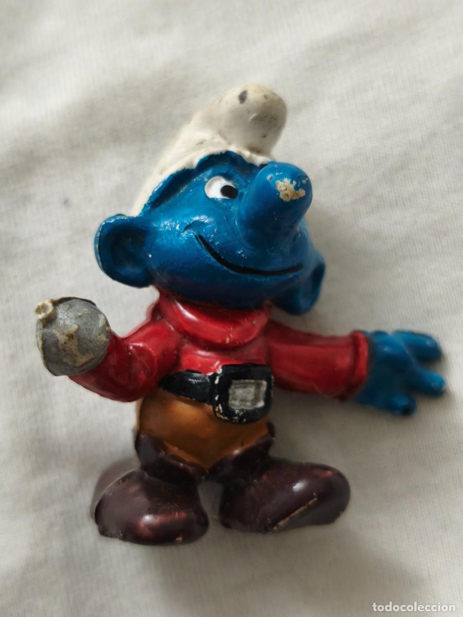 Figuras de goma y PVC: Pitufo peyo estado bueno - Foto 1