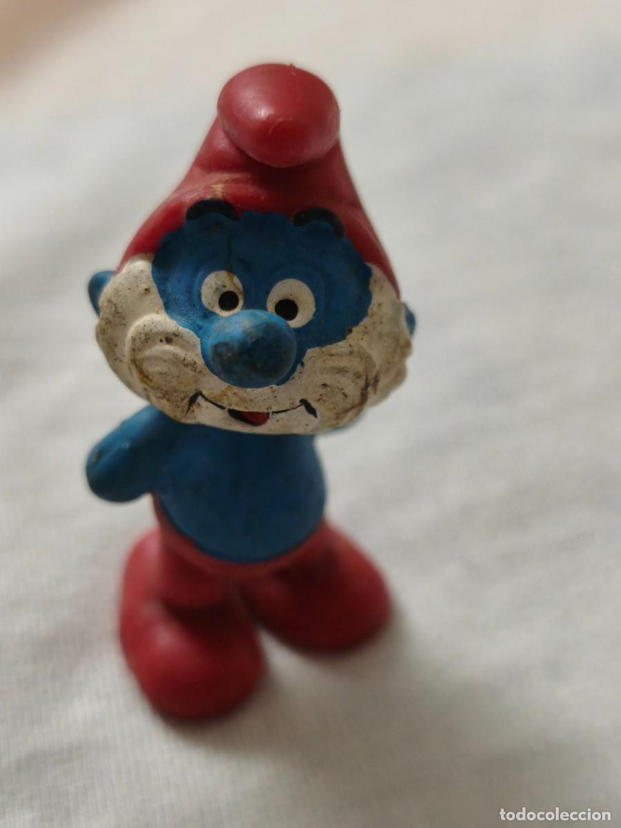 Figurines en Caoutchouc et PVC: Pitufo peyo papa pitufo estado bueno