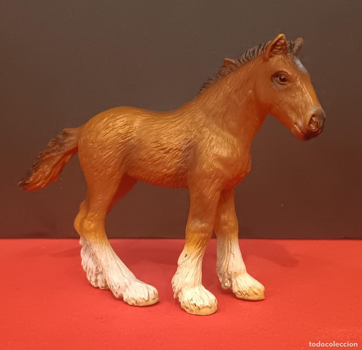 Figuras de Goma y PVC: FIGURA DE GOMA PVC POTRO CABALLO SCHLEICH