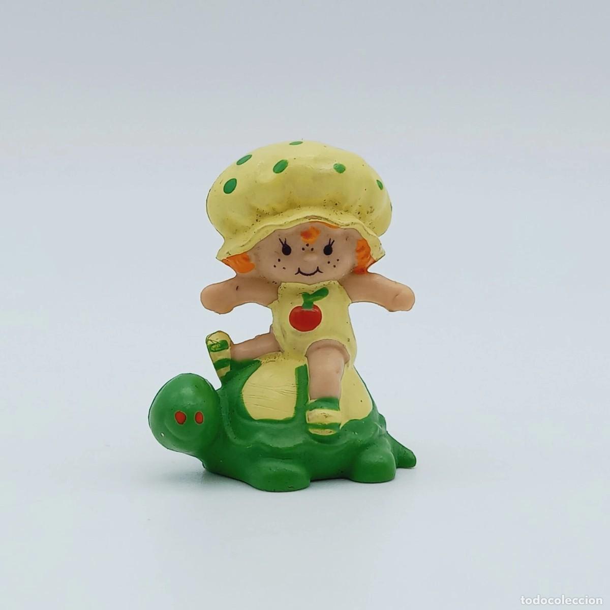 Figuras de Goma y PVC: mu&ntilde;eco Figure PVC Strawberry Shortcake 1981 Apple Dumplin fresita rosita tarta fresa