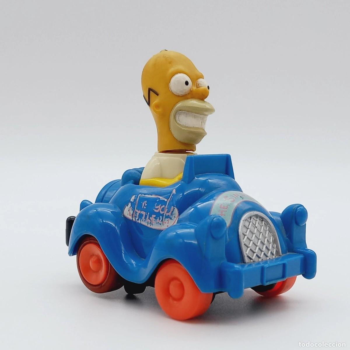 Figurines en Caoutchouc et PVC: mu&ntilde;eco homer Vintage 1990 Bart The Simpsons coche Car Toy 20th Century Fox Arco Matt Groening