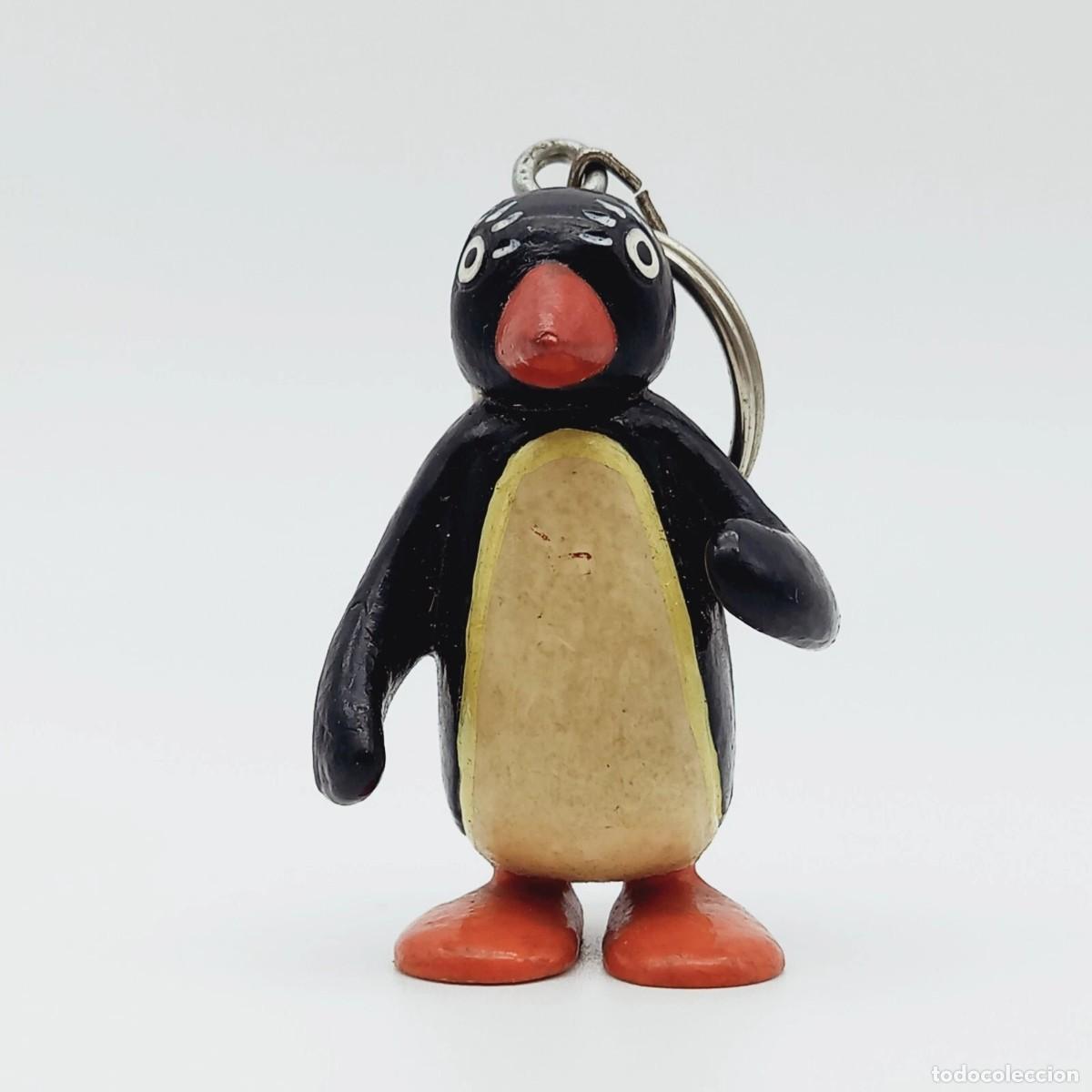 Figuras de Goma y PVC: mu&ntilde;eco PVC llavero madre Pingu mama Bullyland 1990 handpainted bully vintage