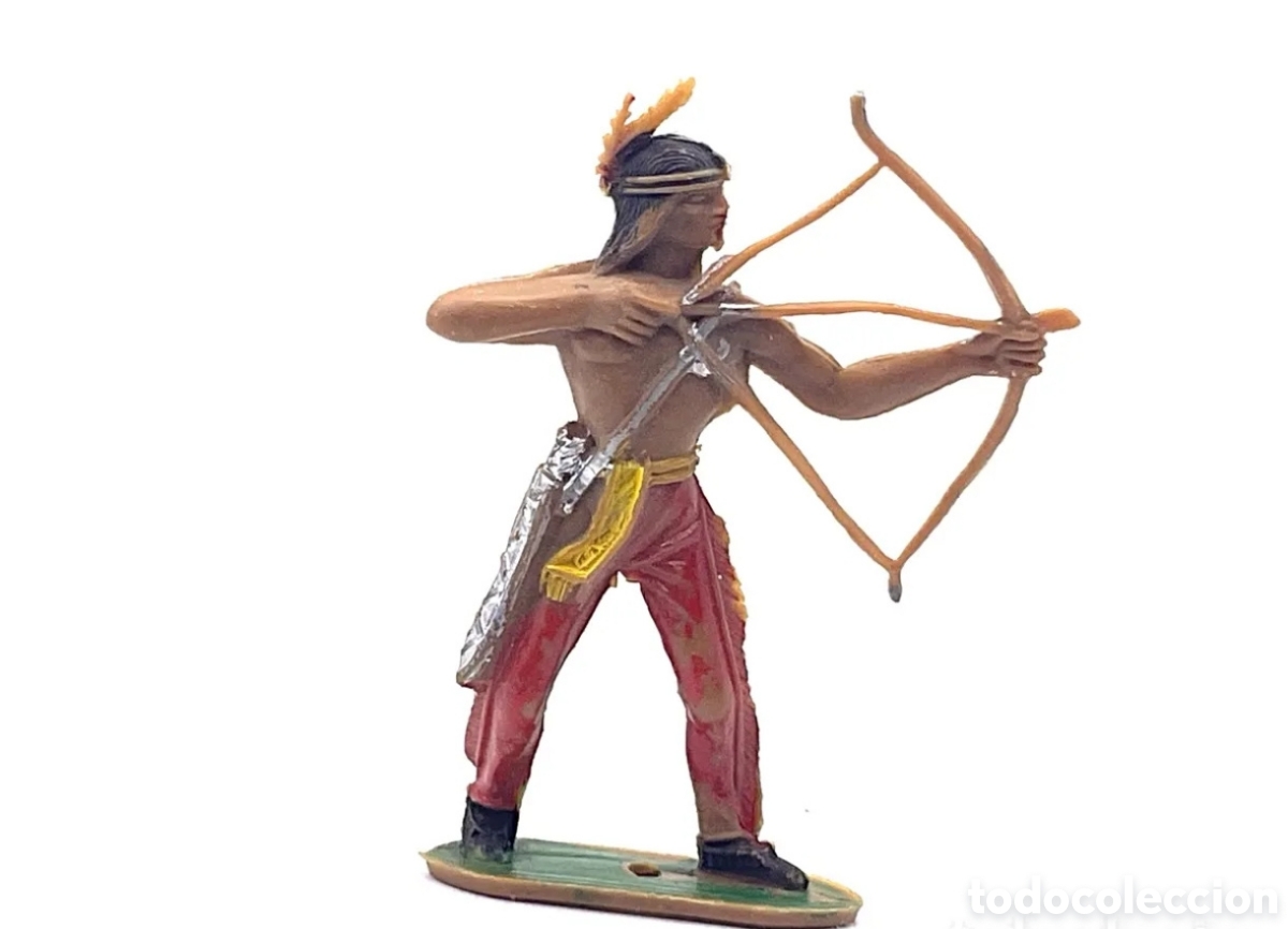 Figuras de Goma y PVC: Comansi. Figura Indio. Oeste