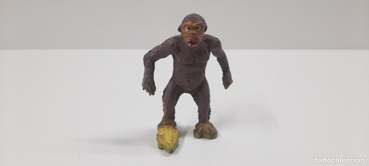 Figuras de Goma y PVC: ORANGUTAN - GORILA . REALIZADO POR JECSAN . SERIE FIERAS - HISTORIA NATURAL . A&Ntilde;OS 50 EN GOMA
