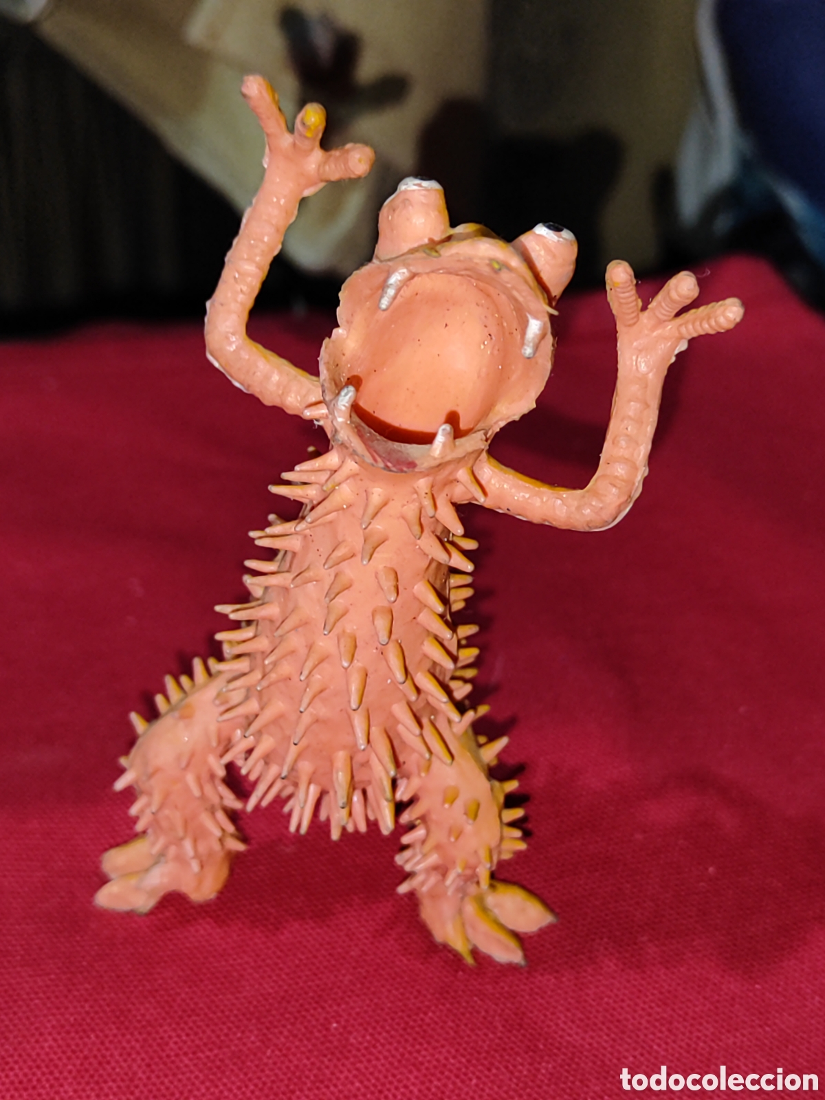 Figuras de Goma y PVC: Monstruo Ugglie Wugglies cl&aacute;sico goma blanda vintage a&ntilde;os 80 dinosaurios