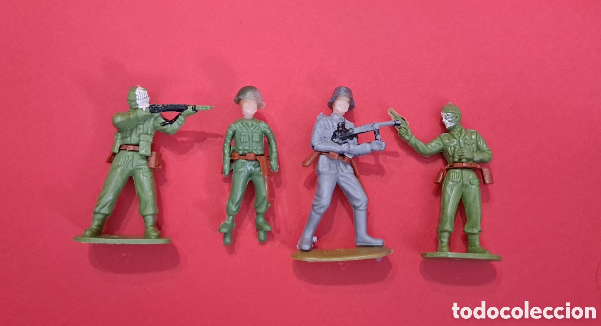 Figuras de Goma y PVC: Soldados Timpo Toys England