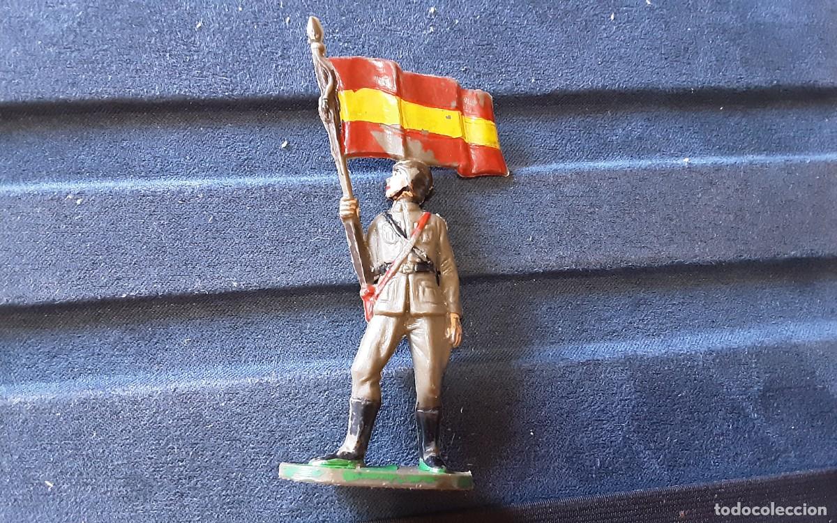 Figuras de Goma y PVC: Abanderado teixido Pl&aacute;stico