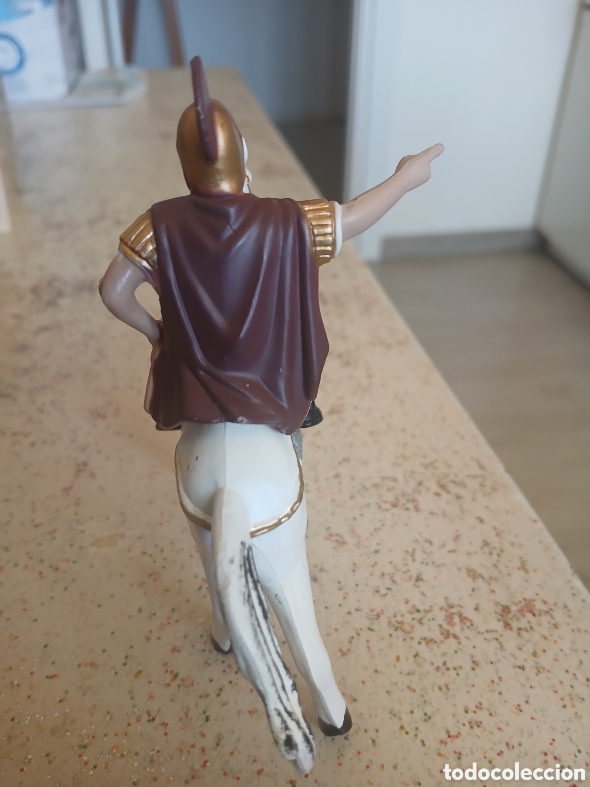 Figuras de goma y PVC: Romano a caballo para colecion - Foto 3