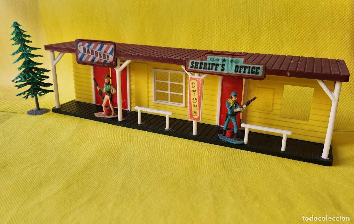 Figuras de Goma y PVC: COMANSI Lejano Oeste - OFICINA DEL SHERIFF - soldaditos vaqueros