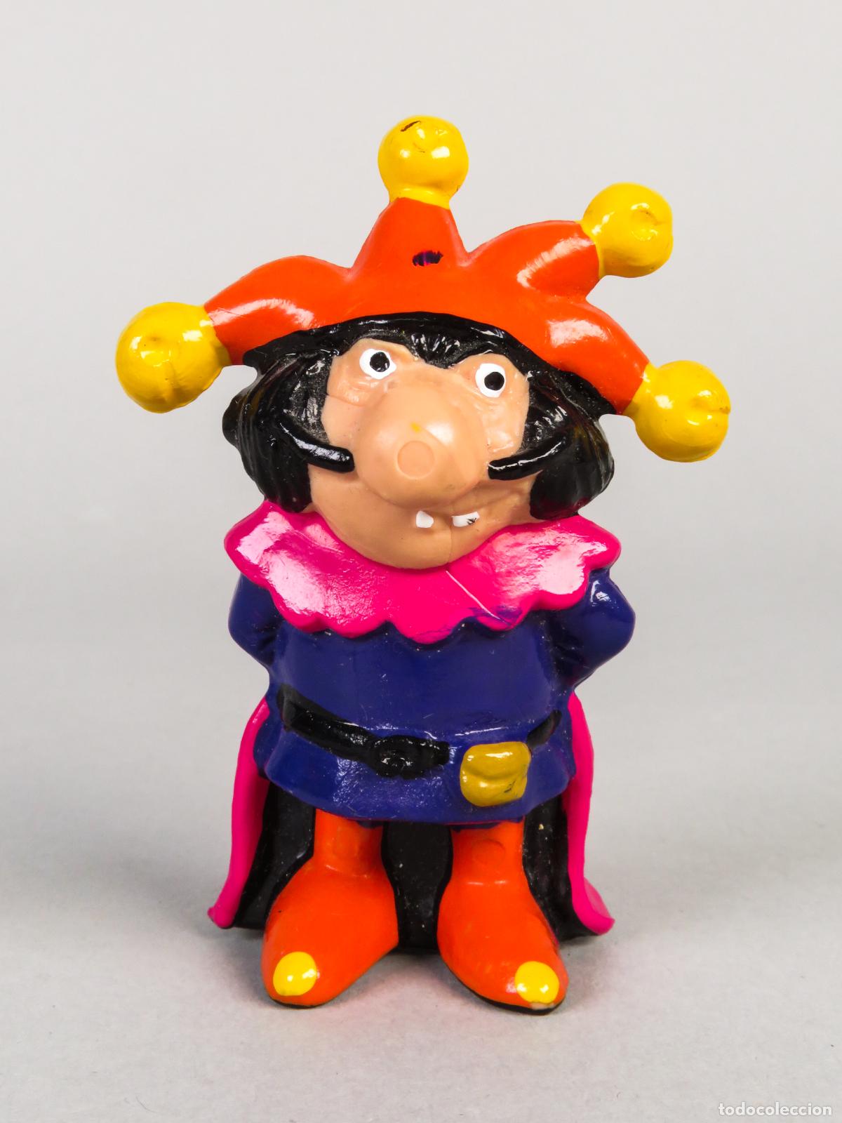 Figuras de Goma y PVC: Buf&oacute;n Enano saltar&iacute;n PVC Juplay Serie cuentos infantiles a&ntilde;os 80