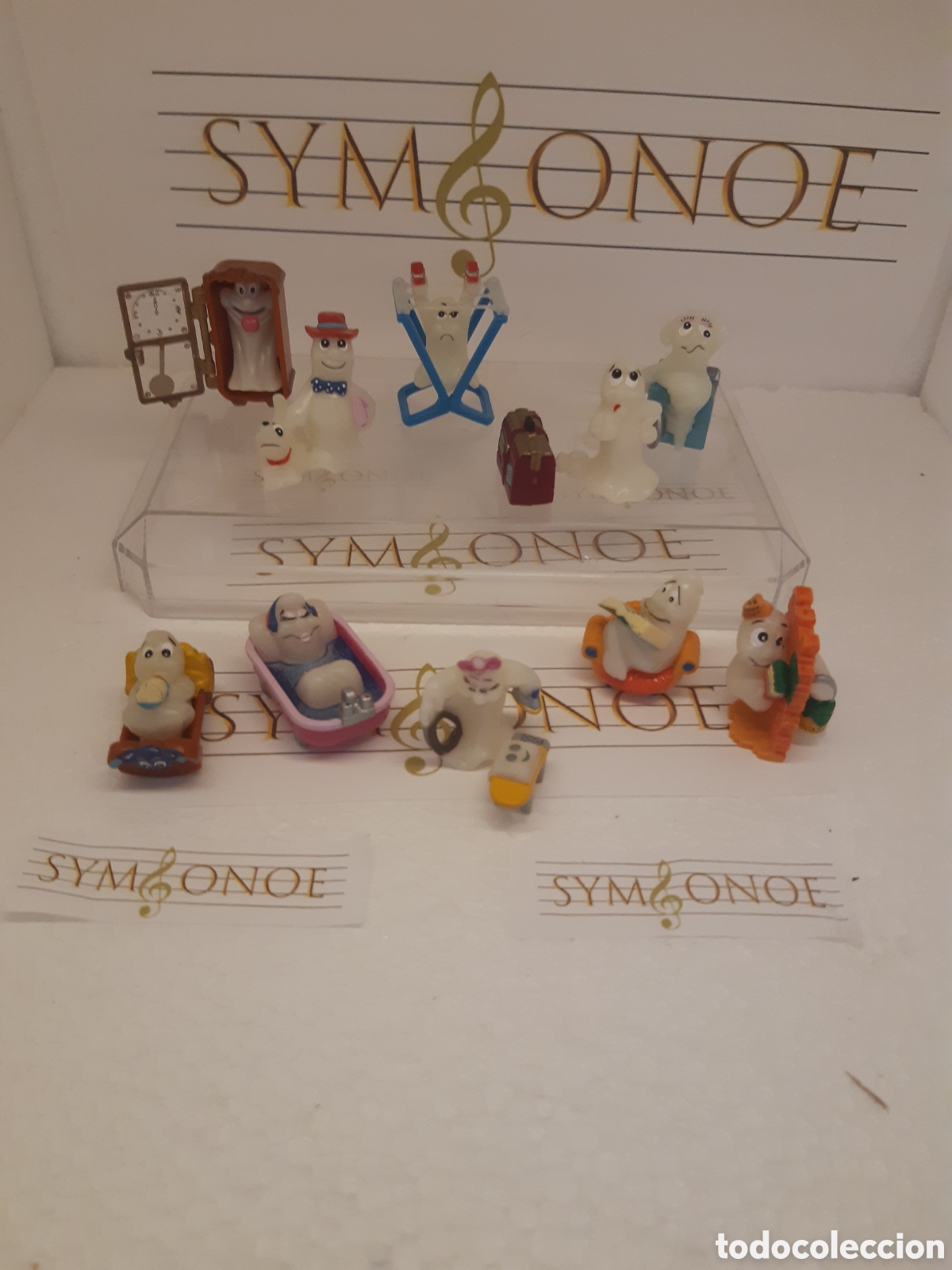 Figuras de Goma Kinder: Colecci&oacute;n completa fantasmini fantasmas de Kinder Sorpresa Loro