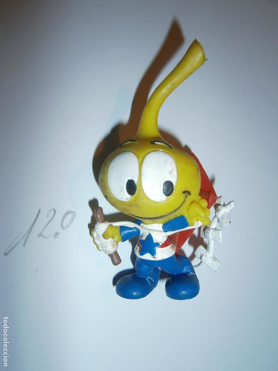 Figuras de Goma y PVC: ANTIGUA FIGURA DIBUJOS ANIMADOS - SNORKELS - TONTO (TOOTER SHERLLBY)