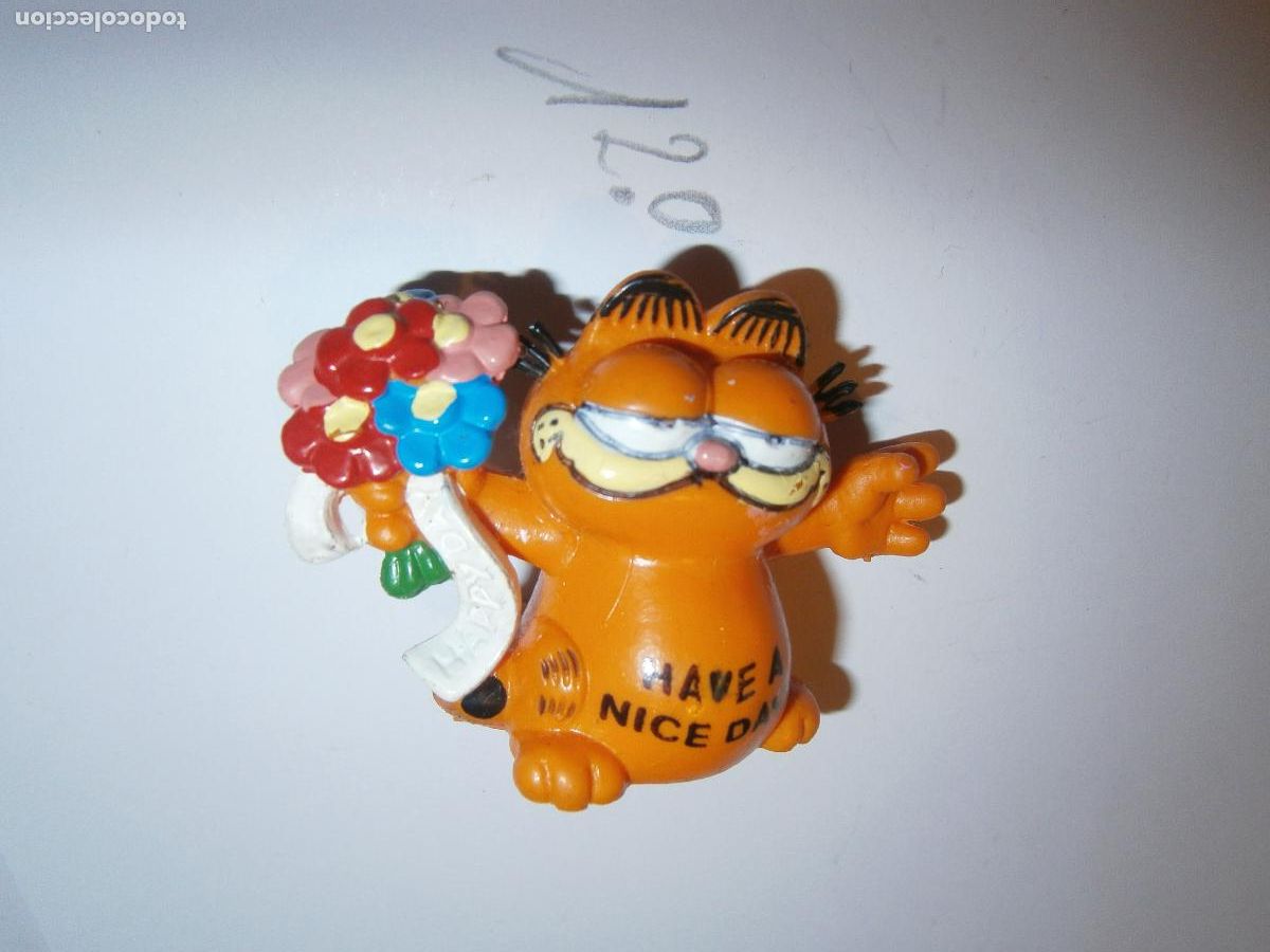 Figuras de Goma y PVC: ANTIGUA FIGURA DIBUJOS ANIMADOS - GARFIELD ROMANTICO