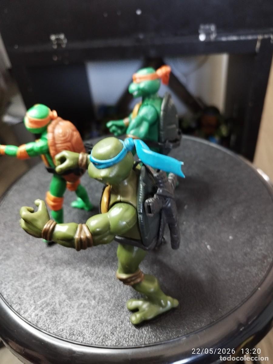 Figuras de goma y PVC: 3 Figuras Tortugas Ninja - Foto 5