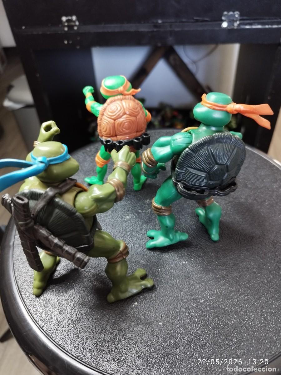 Figuras de goma y PVC: 3 Figuras Tortugas Ninja - Foto 6