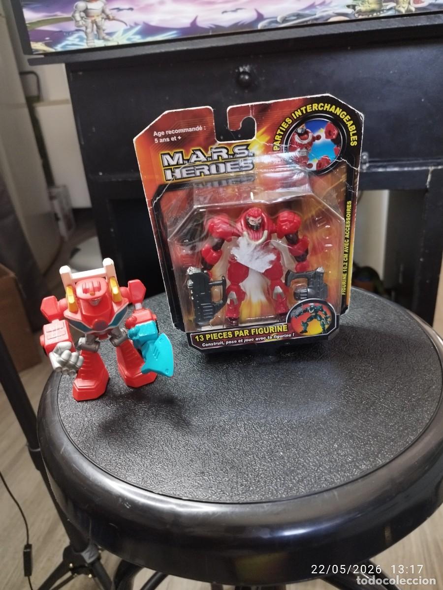 Figuras de Goma y PVC: Lote Figuras Mars Heroes Playskool