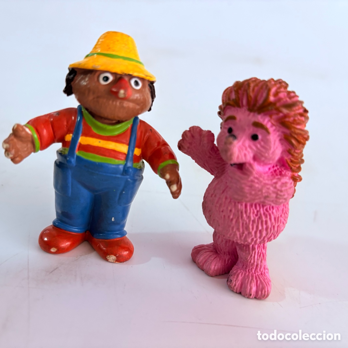Figuras de Goma y PVC: lote figura mu&ntilde;eco barrio sesamo comics spain pvc espinete y don pimpon